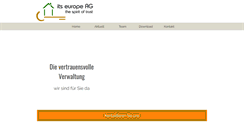 Desktop Screenshot of its-eu.com